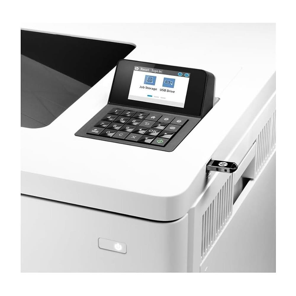 Stampante Color LaserJet Enterprise M554dn A4 33 ppm Fronte Retro Automatico Porta USB Frontale Ethernet Display LCD 2,7" Bianco - Foto 4