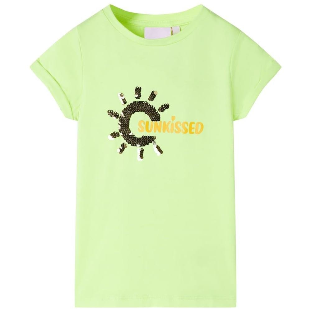 Maglietta per Bambini Giallo Neon 104 - Foto 1