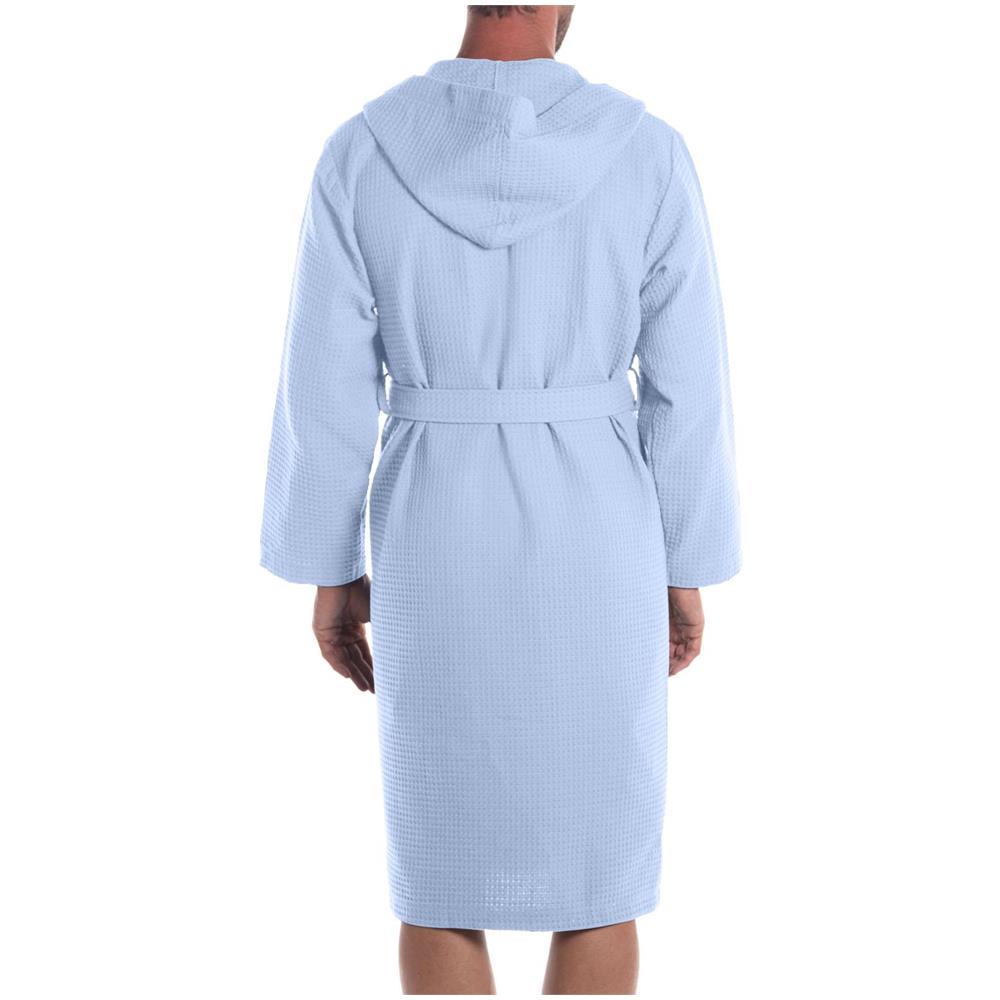 Accappatoio Con Cappuccio Spugnissima Polo In Cotone Colore Turchese Misura S - Foto 1