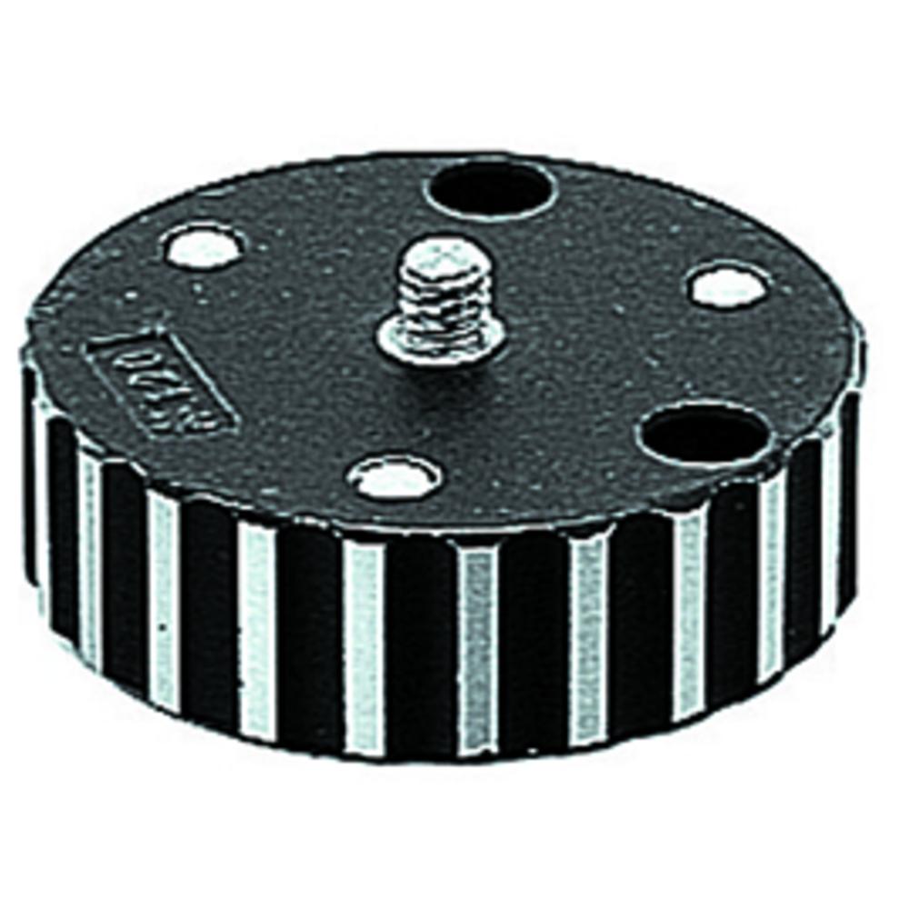 Adattatore per Teste Femmina su Treppiede Maschio Nero 120-38 - Foto 1