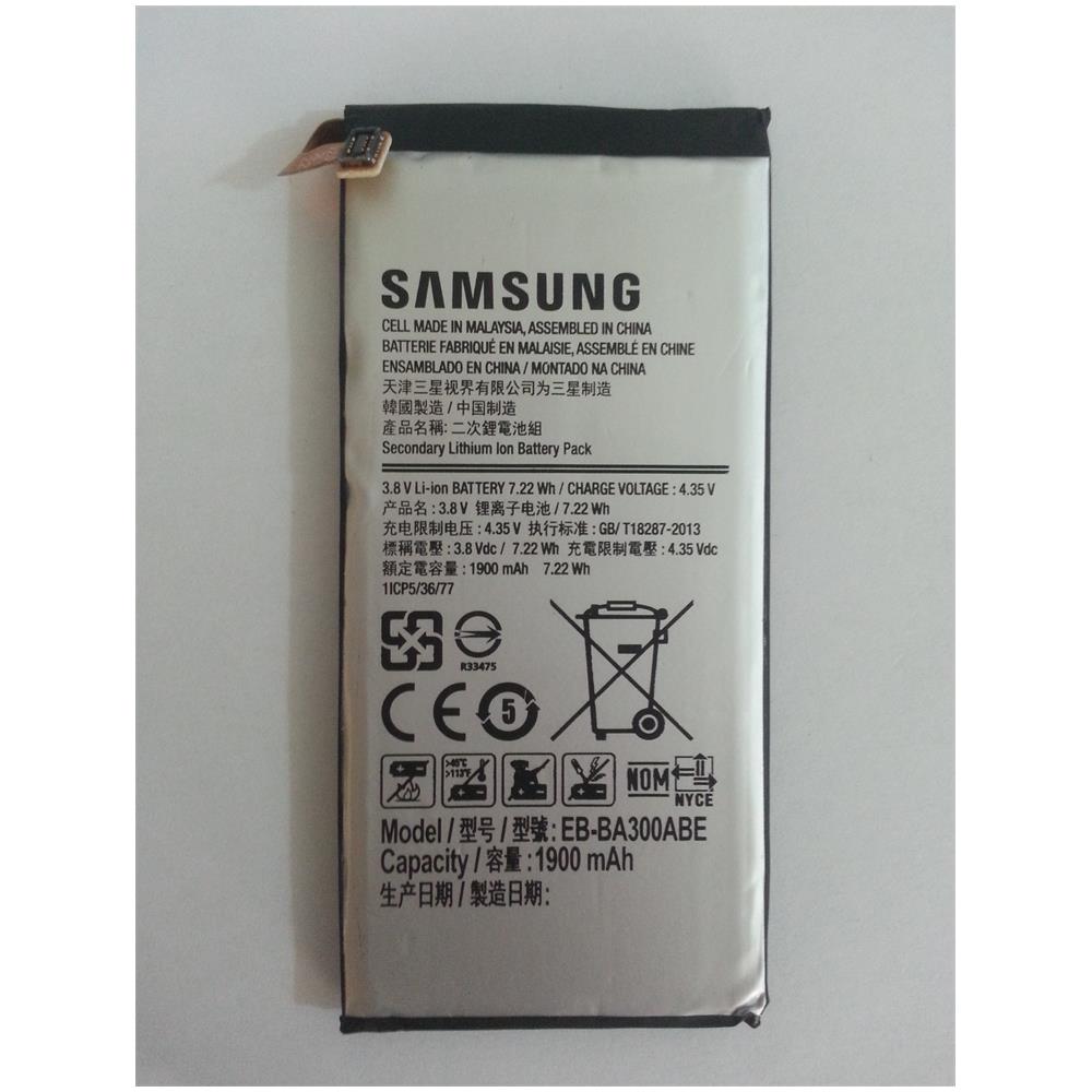 Batteria Samsung per Galaxy A3 A300 EB-BA300 con NFC integrato 1900mAh - Foto 1