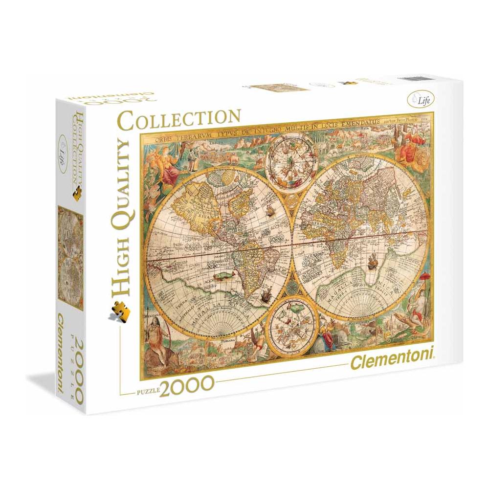 Puzzle 2000 Pz - High Quality Collection - Ancient Map - Foto 1