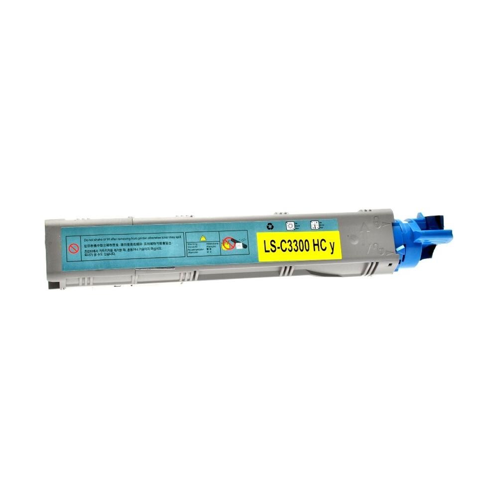 TONER COMPATIBILE -  C3300 Giallo Per Oki C 3300n 3400n 3450n, c3600 43459337 2.500 Pagine - Foto 1