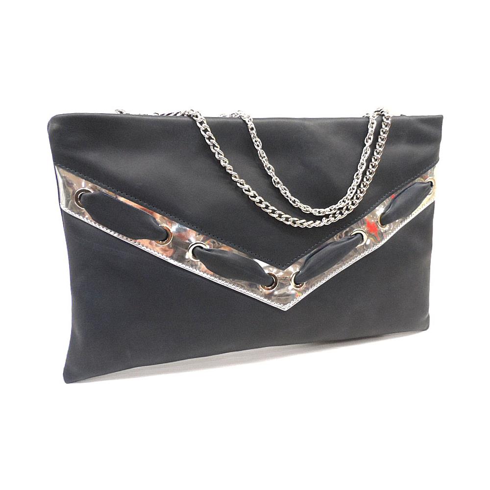 Borsa Donna Borsetta Da Sera Cerimonia 182 Blu - Foto 1