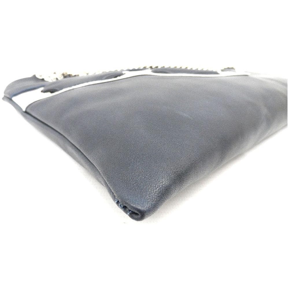 Borsa Donna Borsetta Da Sera Cerimonia 182 Blu - Foto 3