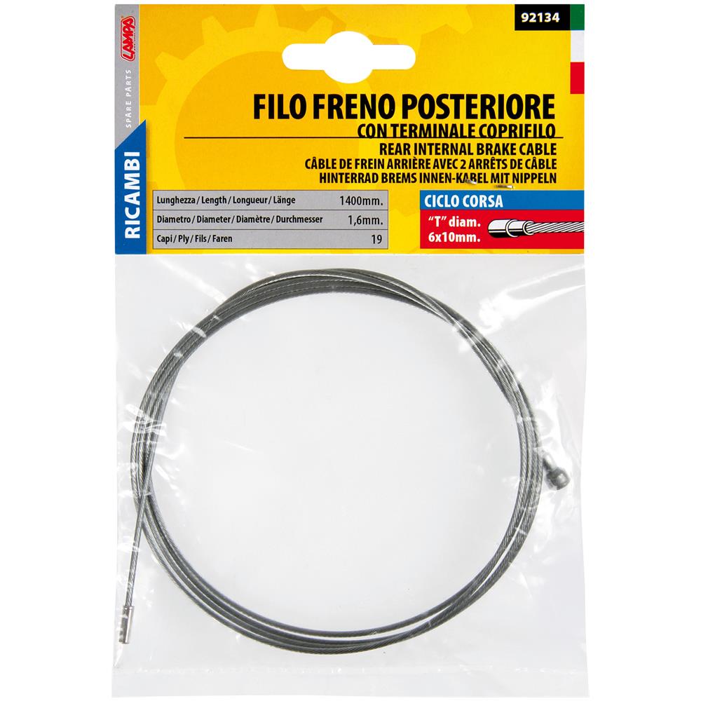 Filo Freno Posteriore Bici Da Corsa 1400mm 1.6mm 92134 - Foto 6