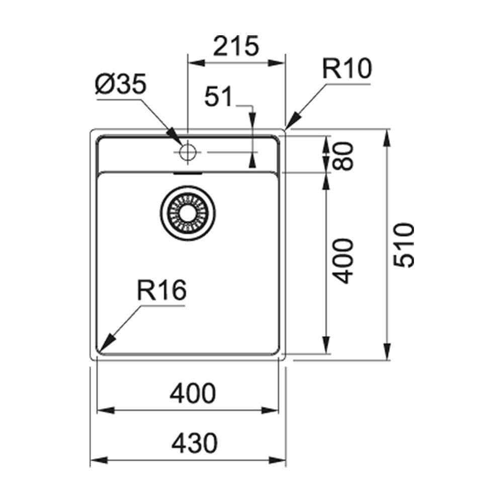 Lavello MRX 210-40TL Maris Semifilo /Filotop con 1 Vasca Colore Acciaio Inossidabile - Foto 3