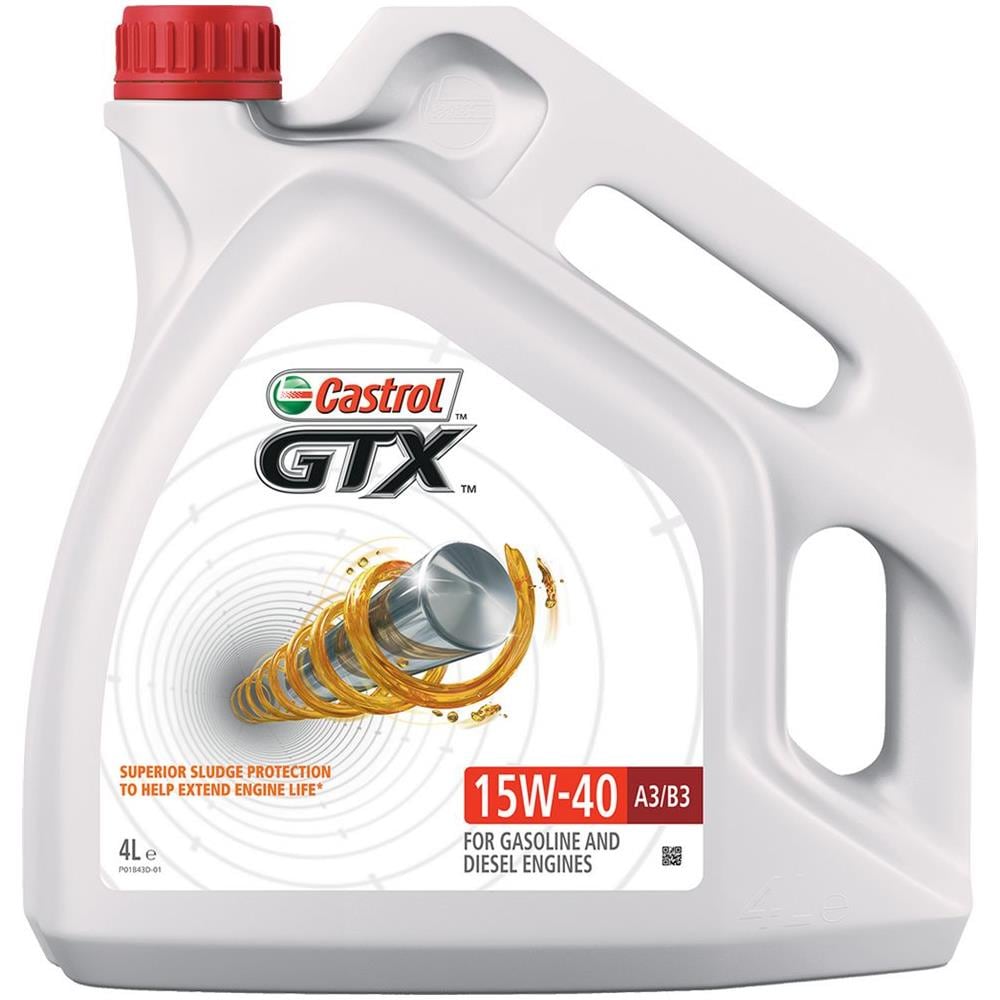 Olio Lubrificante Sintetico Motore Auto Gtx 15w-40 A3/b3 4l - Foto 2