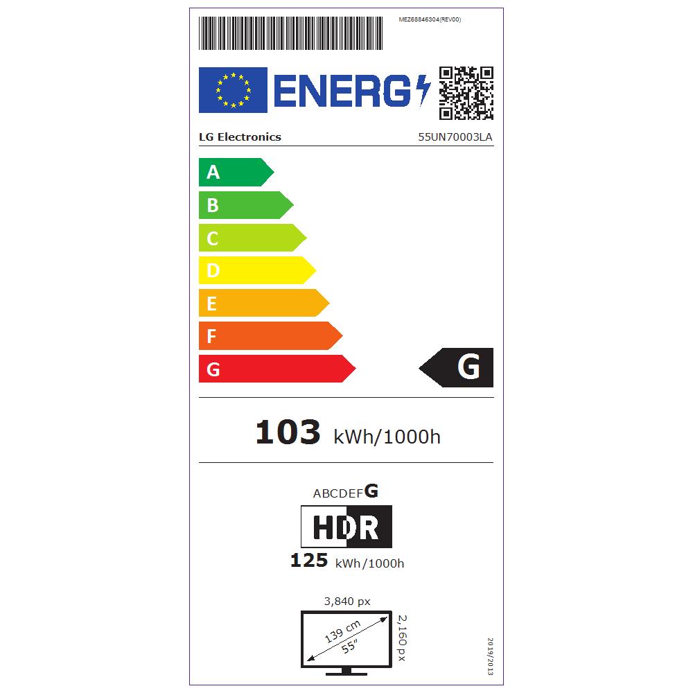 TV LED 4K Ultra HD 55" 55UN70003LB Smart TV WebOS - Foto 2