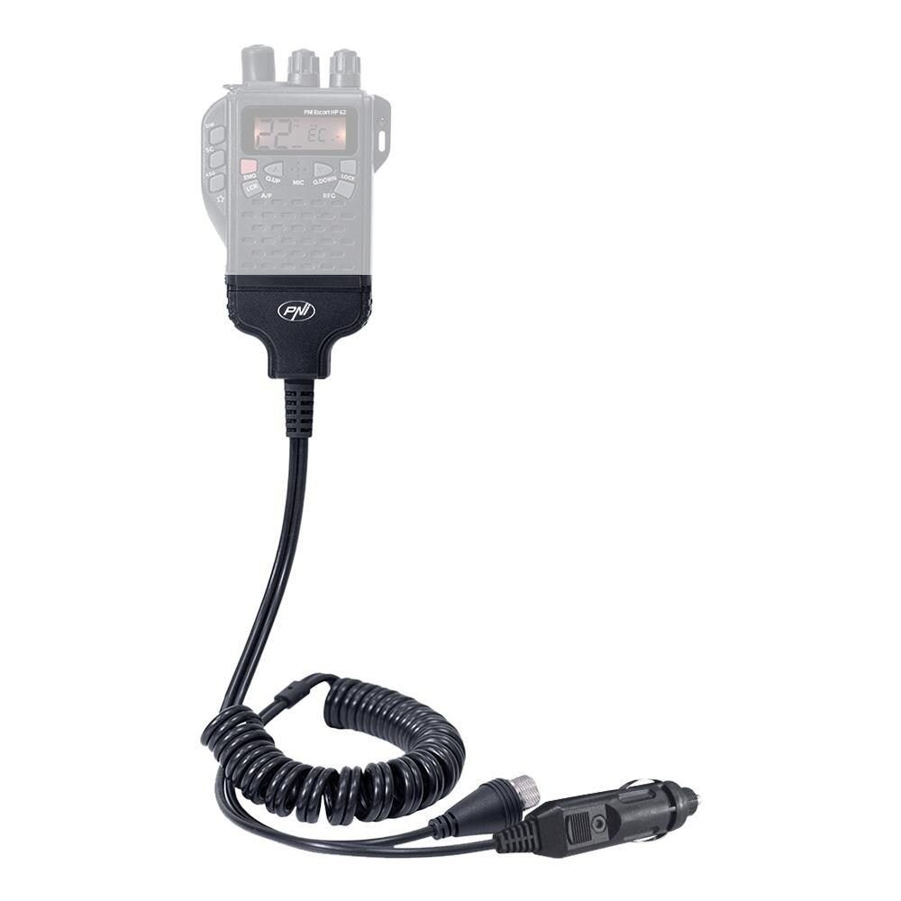 Cavo Alimentazione PNI Per Radio CB HP 6500, HP 7120, HP 9500 - Sicurezza 3A, Lunghezza 200cm - Foto 2