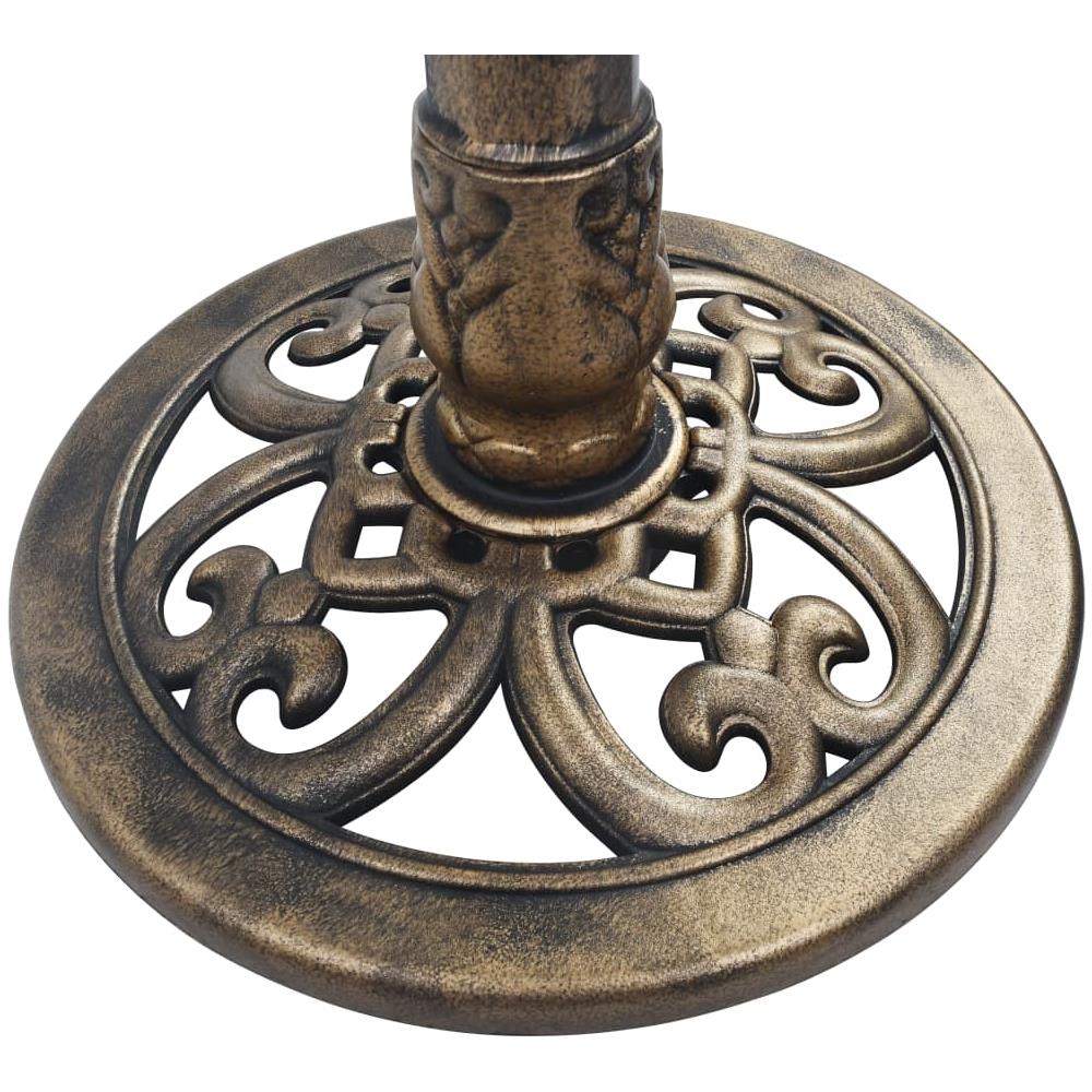 Vaschetta Bagnetto Per Uccelli Da Giardino Bronzo In Plastica - Foto 2