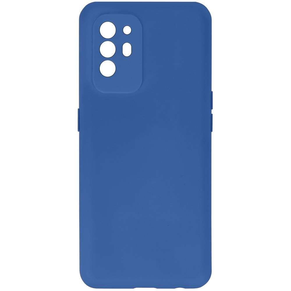 Cover In Silicone Semirigido Per Oppo A94 5g, Finitura Soft-touch Azzurra - Foto 1