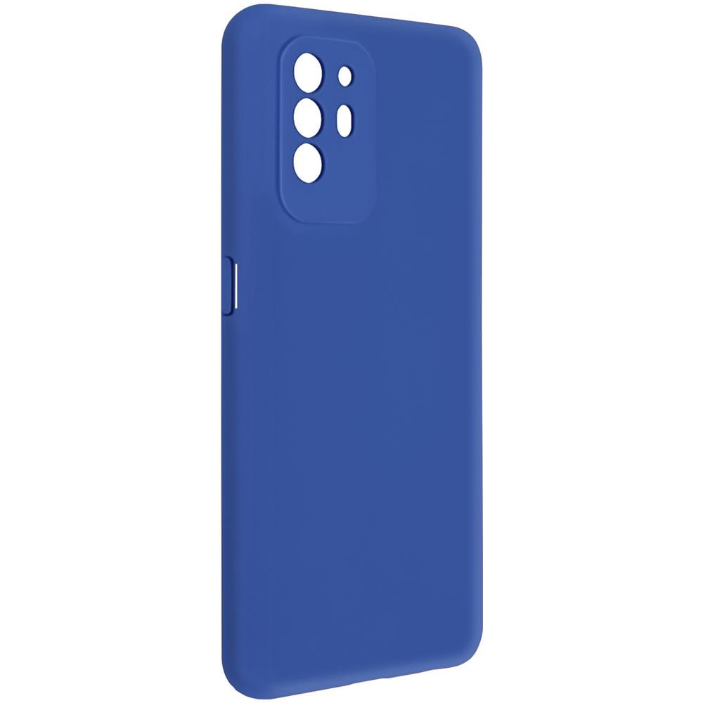 Cover In Silicone Semirigido Per Oppo A94 5g, Finitura Soft-touch Azzurra - Foto 5