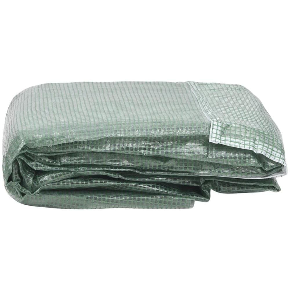 Telo di Ricambio per Serra (6,86 m²) 200x343x200 cm Verde - Foto 2