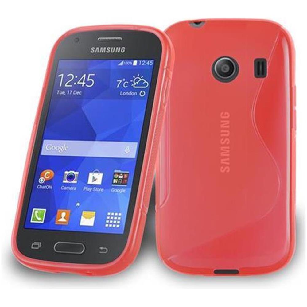 Custodia Compatibile Con Samsung Galaxy Ace Style In Rosso Cremisi - Coperchio Protettivo In Silicone Tpu Flessibile - Foto 1