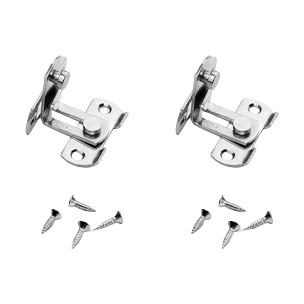 Regola Di Bloccaggio Serratura Della Porta 90 Gradi In Acciaio Inossidabile Taglia L - Foto 1