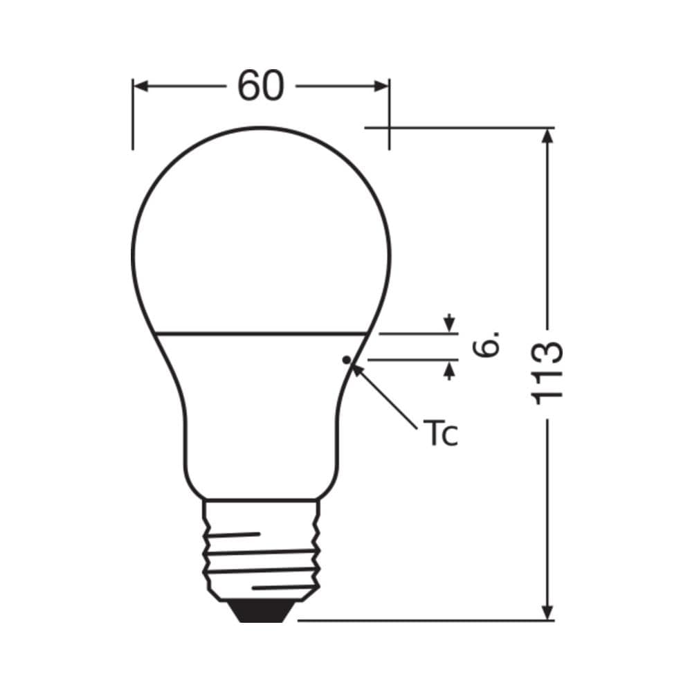 Pack 2 Lampadina Led Bellalux A E27 Opale 8.5w 806lm 2700k Ip20 200° [lv-4058075157026] - Foto 2