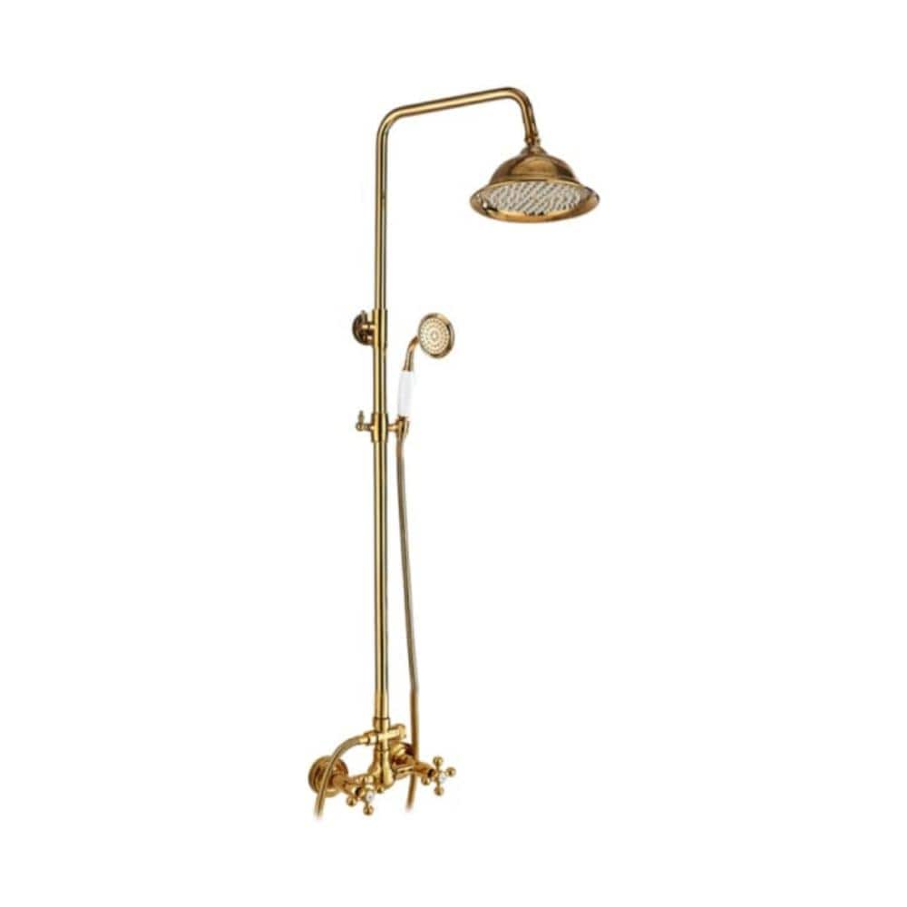 Rubinetto per doccia, Blackswan, tipo M42, modello oro lucido, misura 20 cm - Foto 1