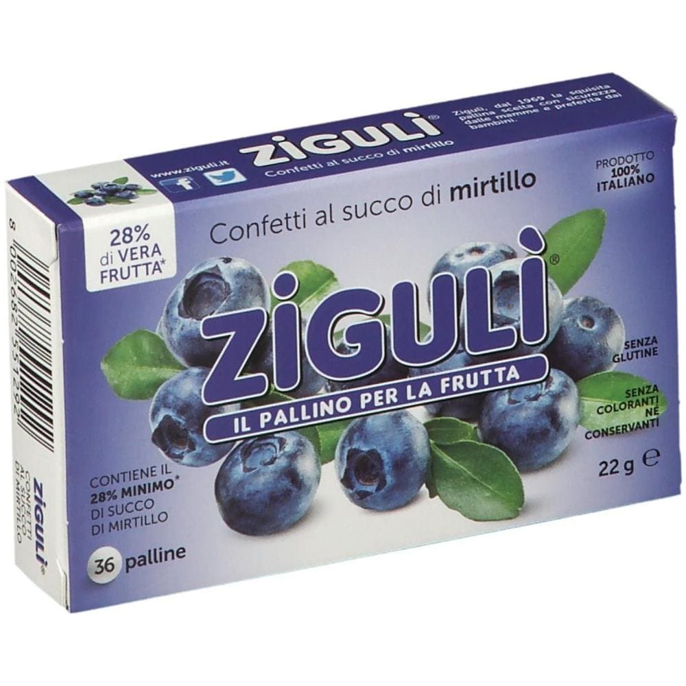 Ziguli Mirtillo 36 Palline 22 g - Foto 1