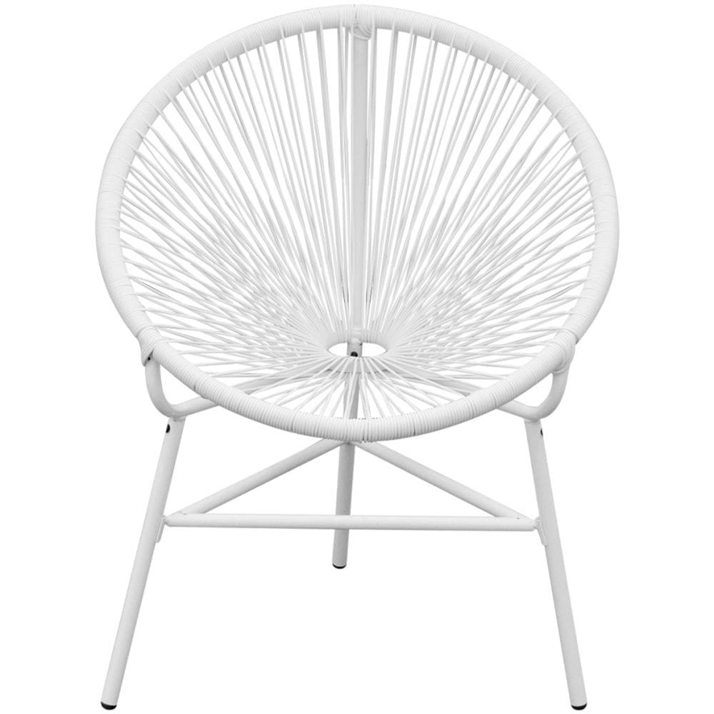 Sedia da Giardino Acapulco in Polyrattan Bianco - Foto 2
