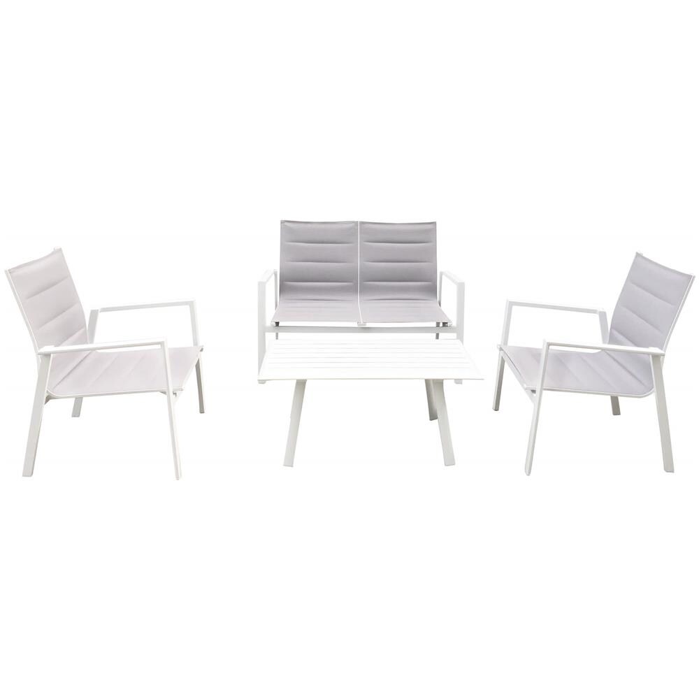 Exsilium - Salotto Da Giardino 4 Posti In Alluminio - Foto 1