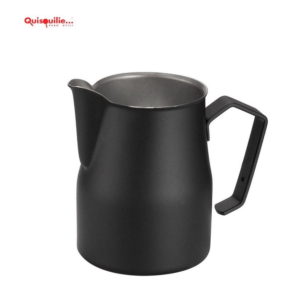 Motta Lattiera Europa Acciaio Inox 18 / 10 Colorata Professionale 100 % Made In Italy - 50 Nero - Foto 1