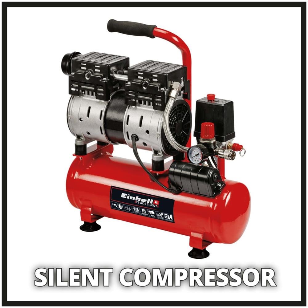 Compressore D'aria Te-ac 6 Silent 550w - Foto 8