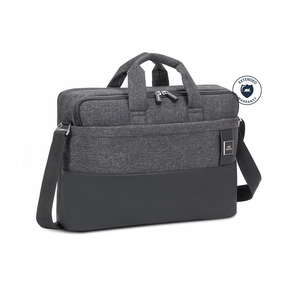Borsa Lantau per Notebook fino a 15.6" in Poliestere e Poliuretano Colore Nero e Grigio - Foto 1