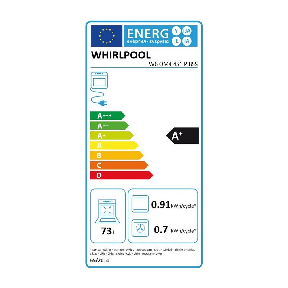 Forno Multifunzione Integrato 73l 60cm A + Pirolisi Inox - W6om44s1pbss - Foto 2