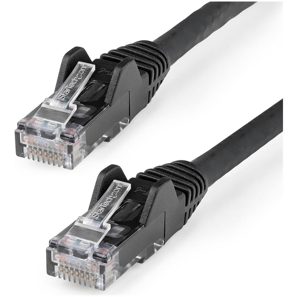 Cavo Ethernet CAT6 da 7 m - LSZH (Low Smoke Zero Halogen) - 10 Gigabit 650MHz 100W PoE RJ45 - Cavo di rete Lan UTP - Cavo patch categoria 6 antigroviglio - CAT 6, Certificazione ETL, 24AWG - Nero - Foto 1