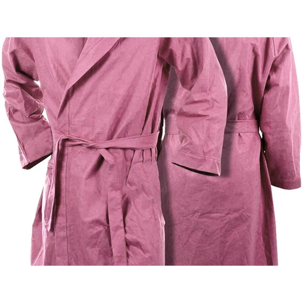 Accappatoio Con Cappuccio In Microfibra Adulto Unisex In Tinta Unita Vari Colori S Rosa - Foto 2