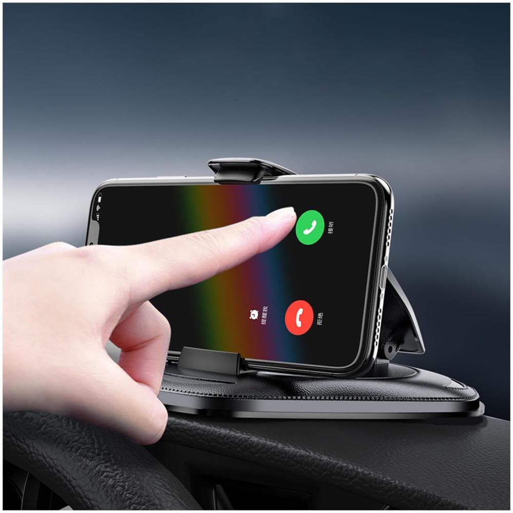 Porta Cellulare Per Auto Per Cruscotto In Nero - Supporto Universale Per Auto Per Telefoni Cellulari E Sistemi Di Navigazione - Foto 2