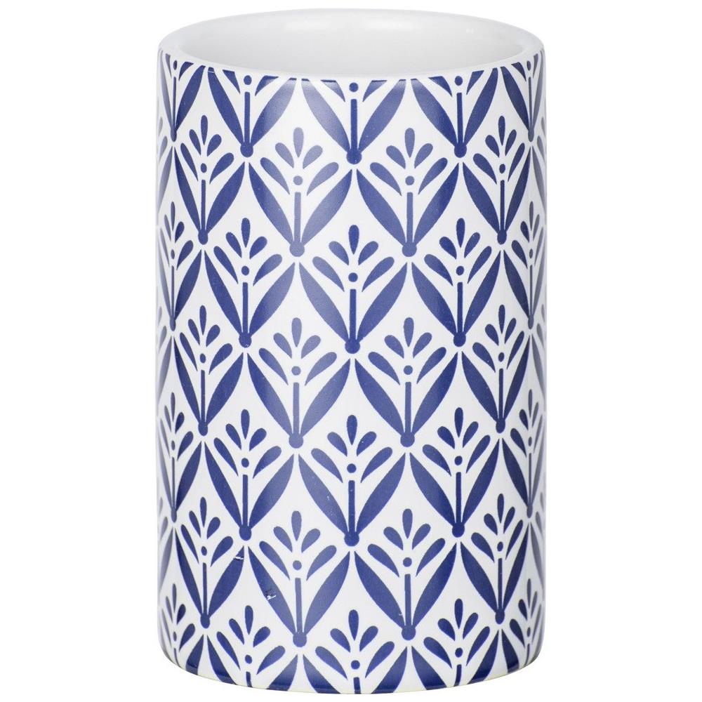 Lorca - Tazza In Ceramica Per Spazzolini Da Denti, Contenitore Da Bagno Con Motivo Greco - - Foto 2