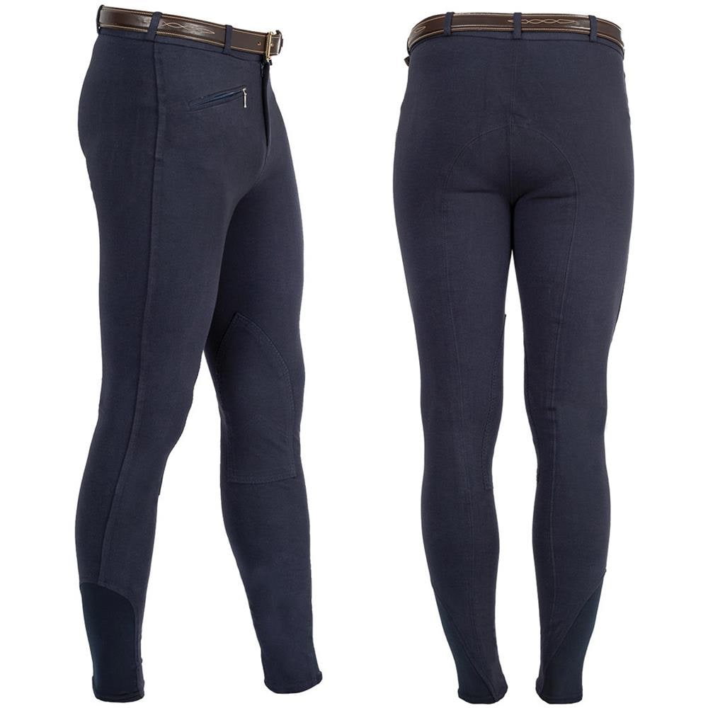 Pantalone Da Uomo Per Equitazione Urano A Vita Bassa In Cotone Leggero Elasticizzato 44 - Foto 1