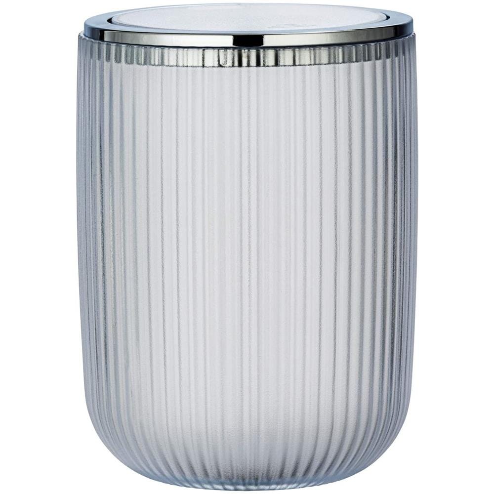 Pattumiera Per Bagno Agropoli, 20 Cm, Grigio, - Foto 1