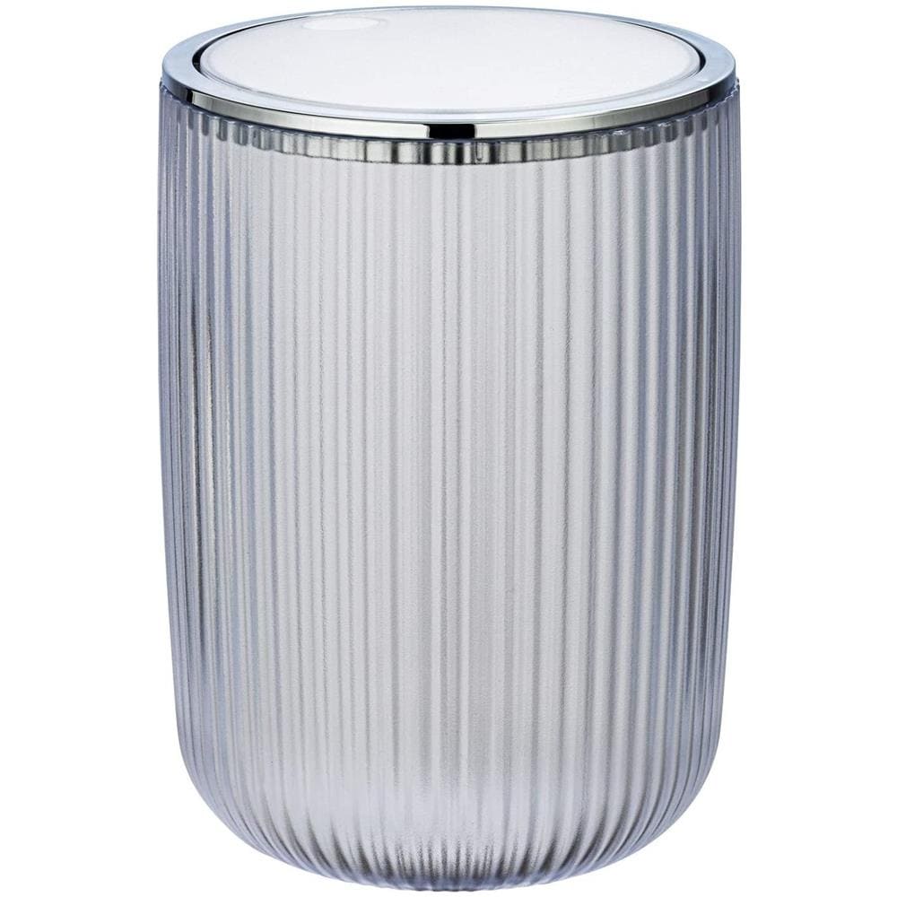 Pattumiera Per Bagno Agropoli, 20 Cm, Grigio, - Foto 2