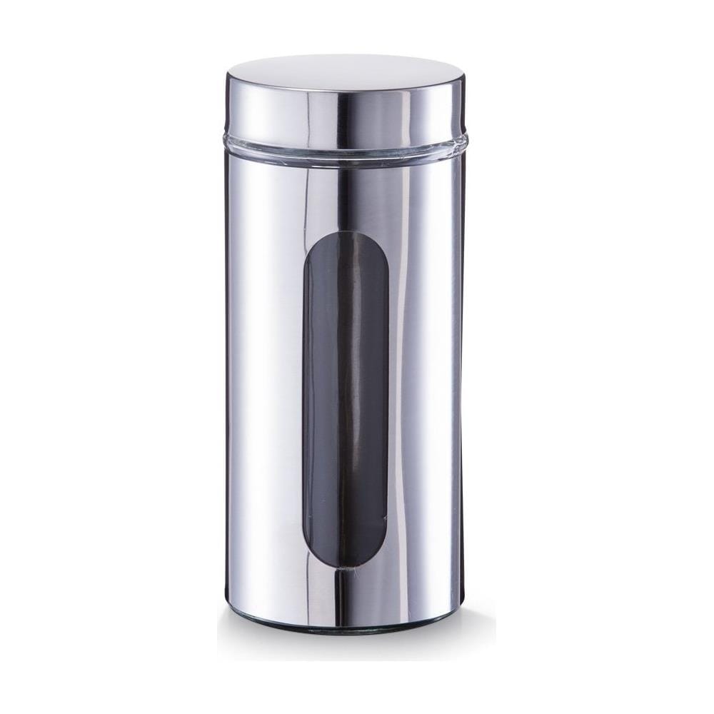 Contenitore Per Alimenti Sfusi In Vetro 1200 Ml, Argento, - Foto 1