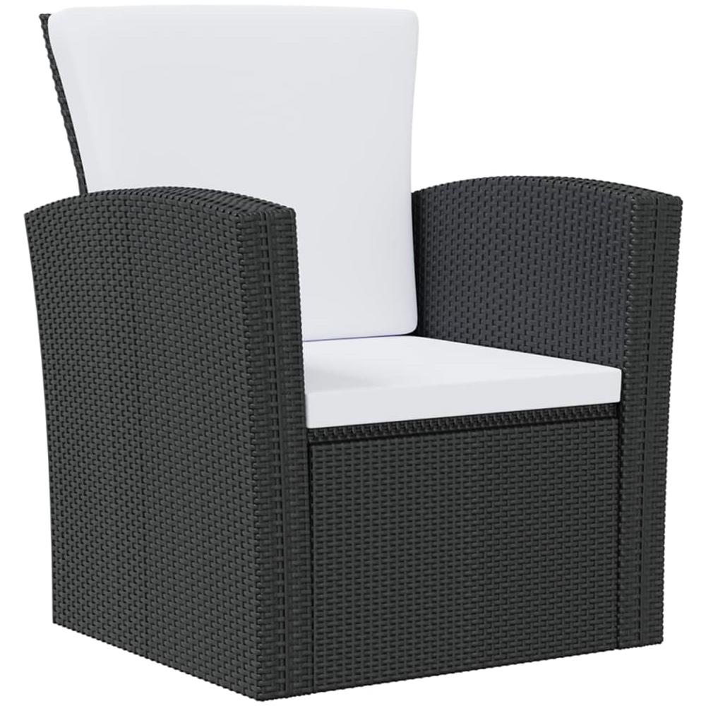 Set Divani Da Giardino 16 Pz Con Cuscini In Polyrattan Nero - Foto 2