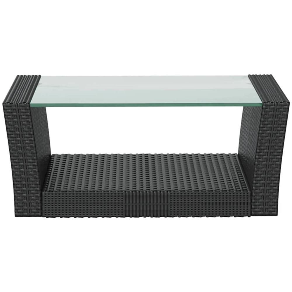 Set Divani Da Giardino 16 Pz Con Cuscini In Polyrattan Nero - Foto 7