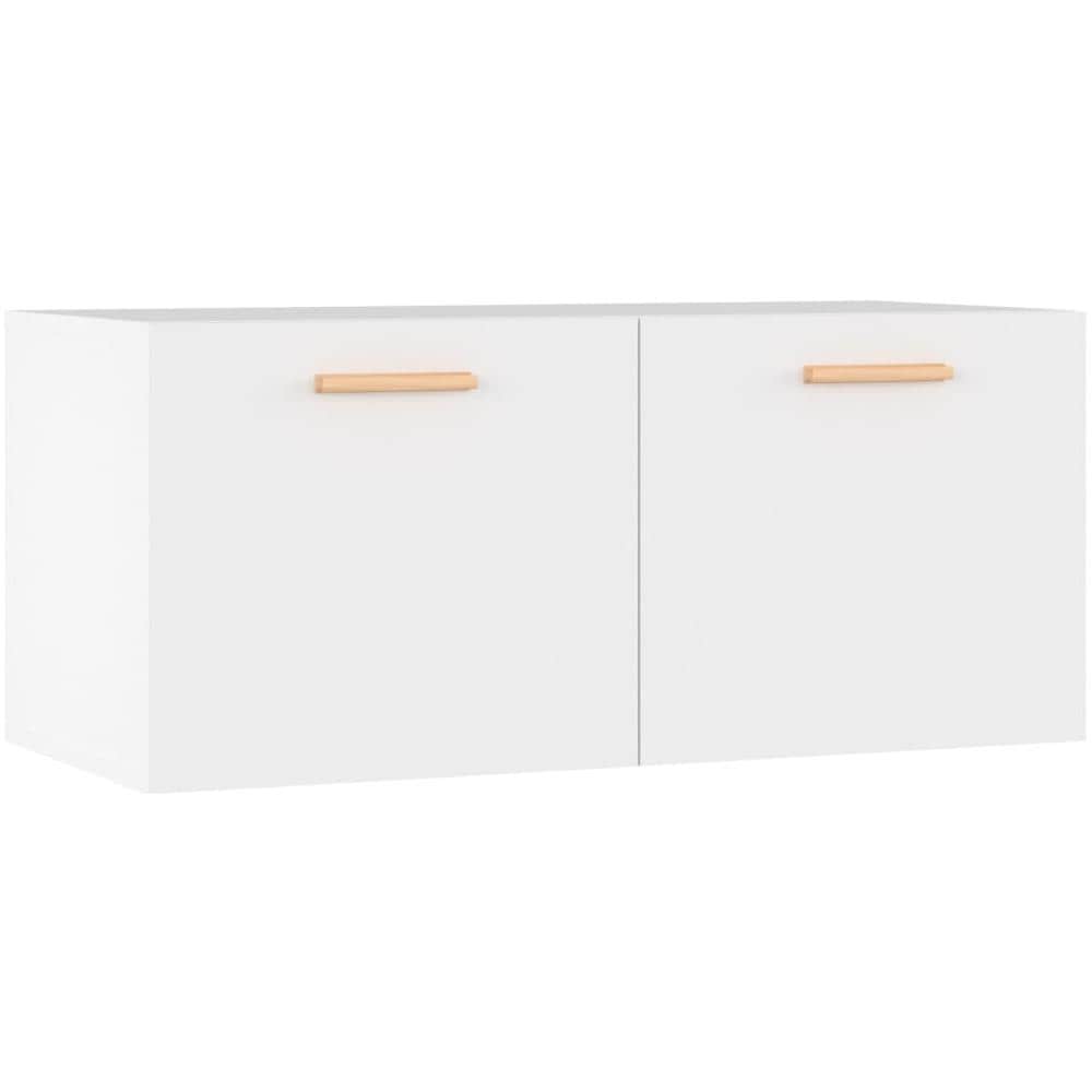 Armadietto A Muro Bianco 80x35x36,5 Cm In Legno Multistrato - Foto 2