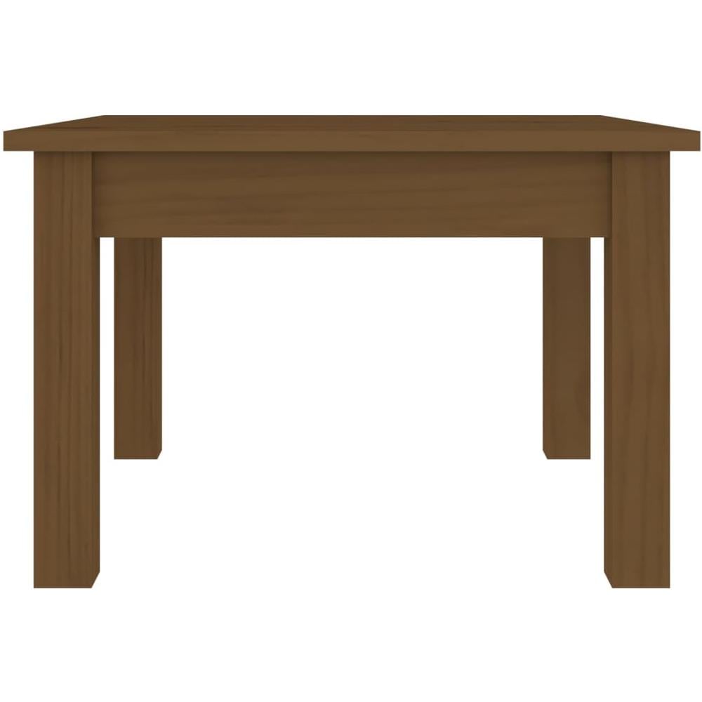 Tavolino Da Salotto Miele 45x45x30 Cm Legno Massello Di Pino - Foto 3