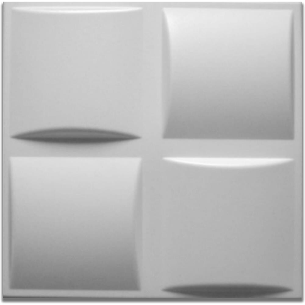 10/20mq Di Pannelli In Eps (polistirene Compatto) 3d A Soffitto O Parete 50x50x2cm Bianchi 4 Modelli - 10mq Di Cilindri - Foto 1