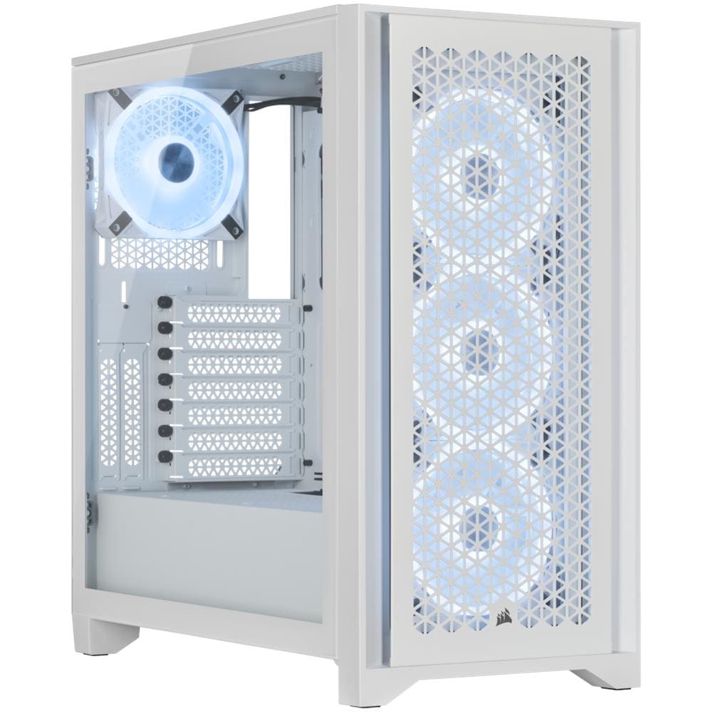 Case iCUE 4000D RGB Midi Tower Colore Bianco - Foto 1