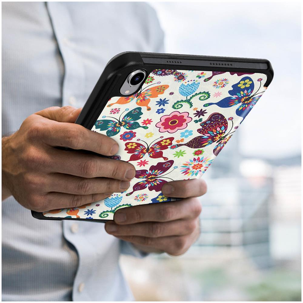 Custodia Farfalle Per Ipad Mini 6 2021 E 7 2024 Stand Multiposizione - Foto 2