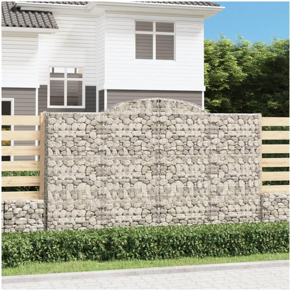 Cesti Gabbioni Ad Arco 2 Pz 300x50x180/200 Cm Ferro Zincato - Foto 1