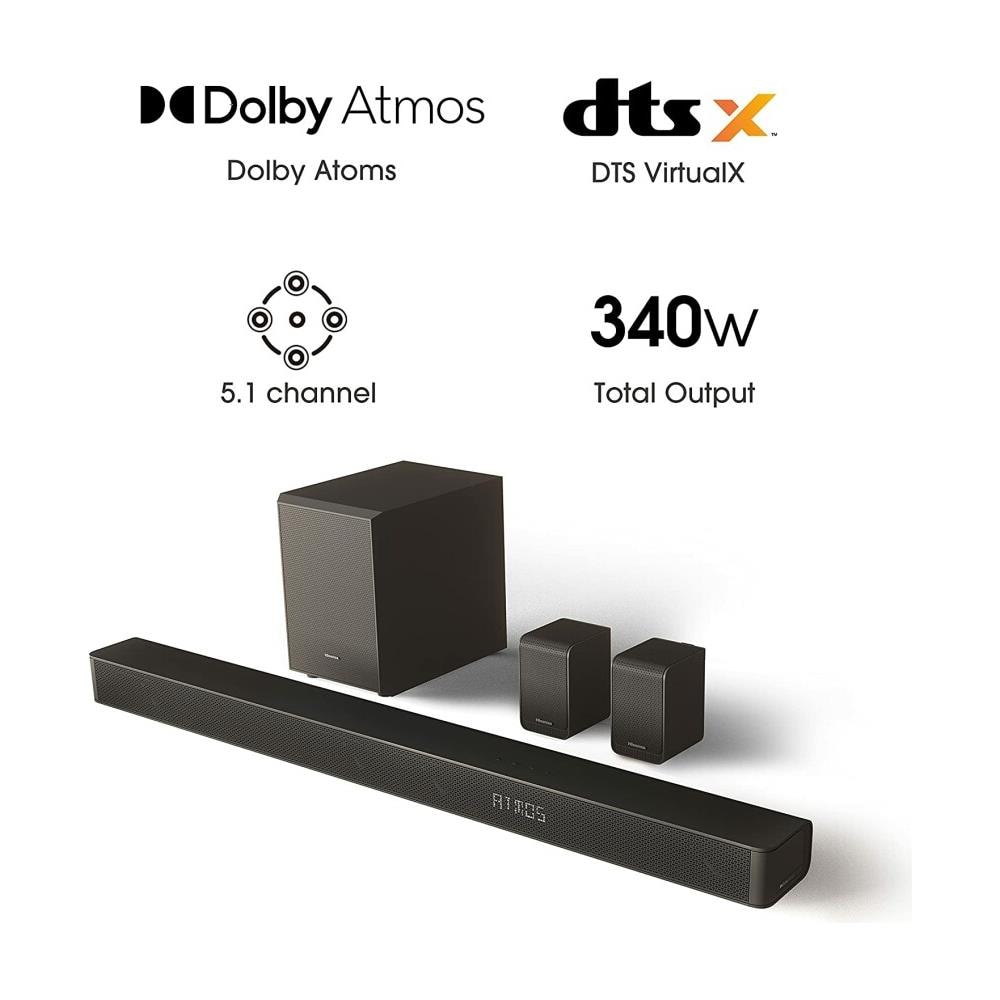 AX5100G Altoparlante Soundbar Nero 5.1 Canali - Foto 2