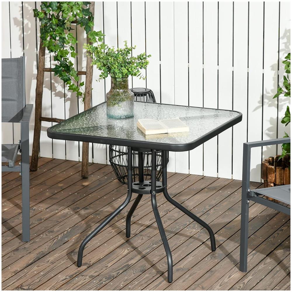 Tavolo quadrato ISLAND da 60 cm | Tavolo da pranzo moderno e compatto - Foto 10