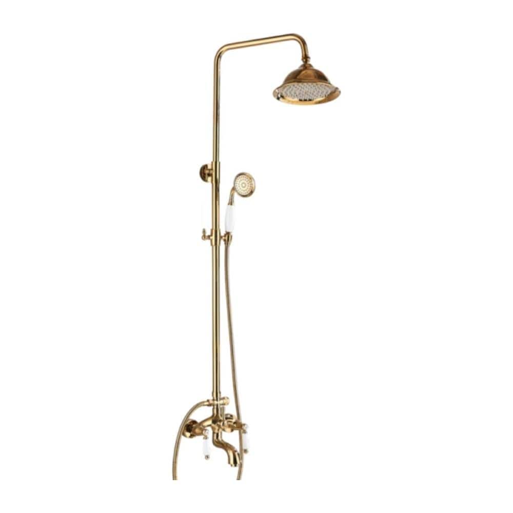 Miscelatore doccia, Blackswan, tipo M41.2, modello oro lucido, misura 20 cm - Foto 1