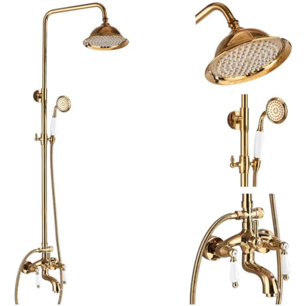 Miscelatore doccia, Blackswan, tipo M41.2, modello oro lucido, misura 20 cm - Foto 2