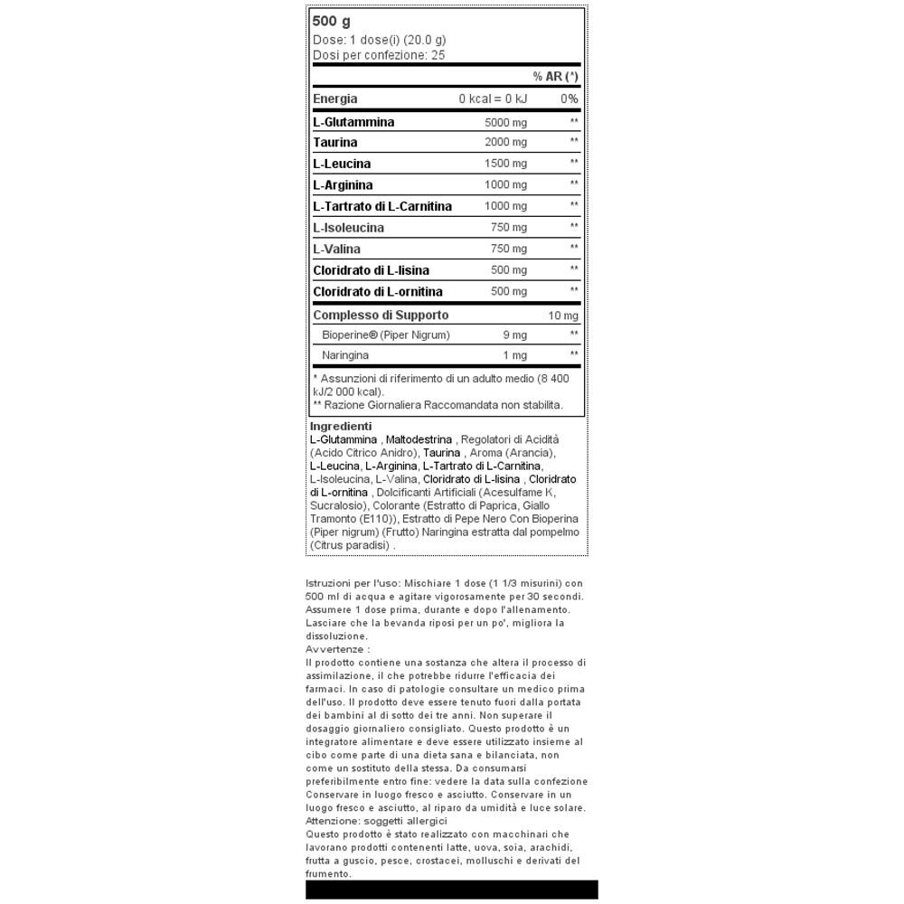 Amino Magic 1,1 Lb (500g) - - Amino Acids - Arancia - Foto 2